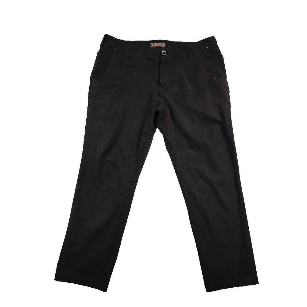 5.11 Tactical Edge Chino Pants Men's 38x30 slim-fit tactical 74481-019  Black